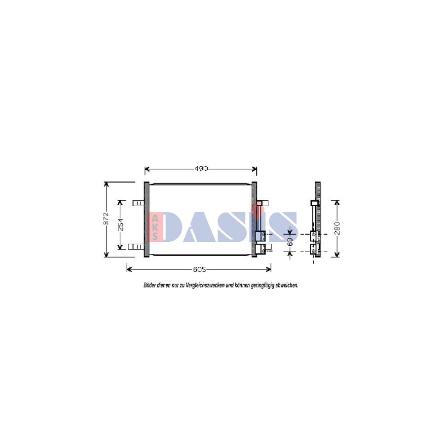 AKS Dasis 092026N Air Conditioning Condenser | ML Performance UK