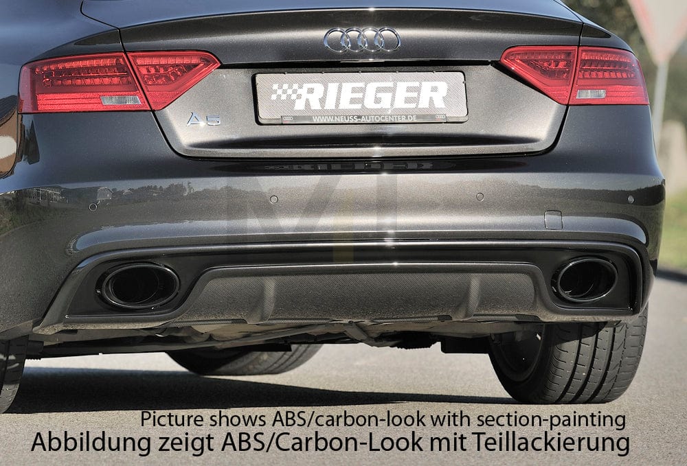 Rieger 00055480 Audi B8 B81 Rear Diffuser (A5 & S5) 1 | ML Performance UK Car Parts