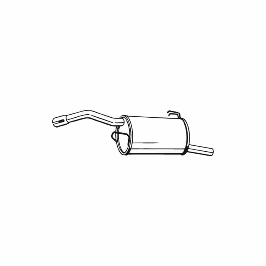 Bosal 177-683 Rear Silencer For Mitsubishi Colt Vi (Z30)