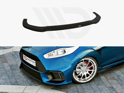 Maxton Design FO-FI-7F-RS15-FD1T Front Splitter Fiesta MK7 2013-2017 Maxton Rs | ML Performance UK Car Parts