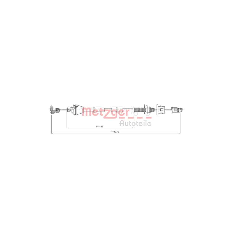 METZGER 3.RE001 Throttle Cable | ML Performance UK Car Parts