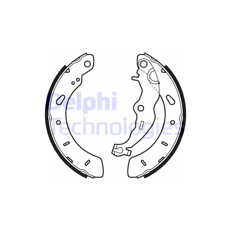 Delphi Ls2062 Brake Shoe Set