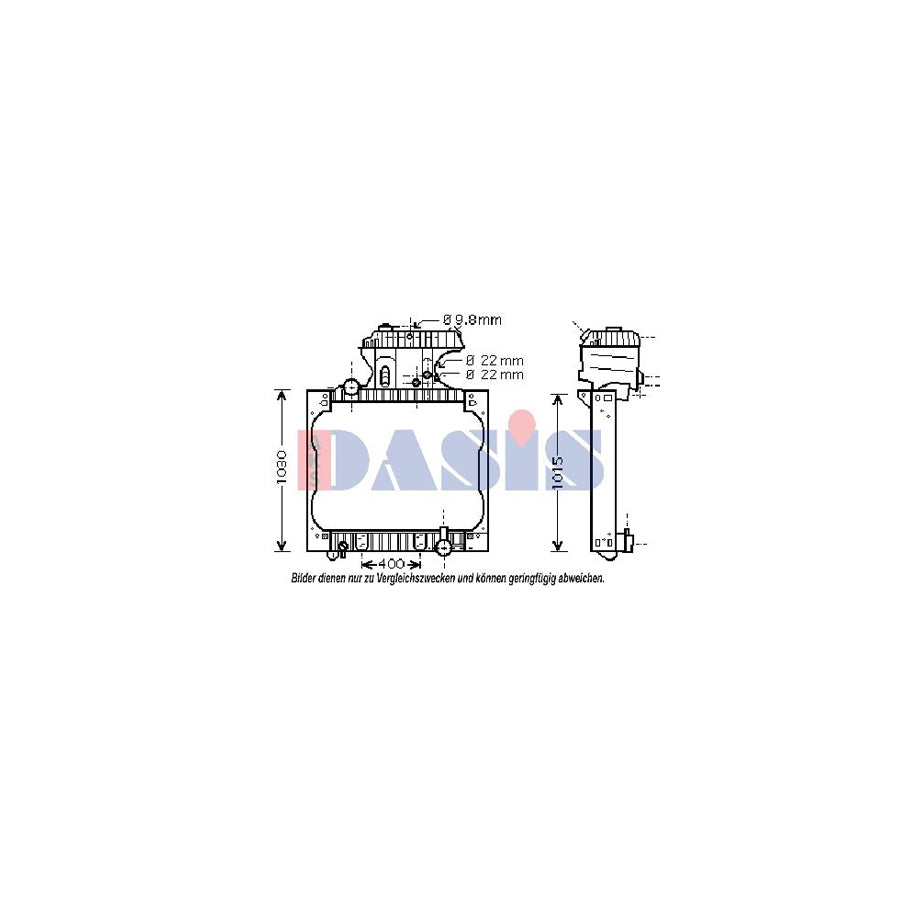 AKS Dasis 260015N Engine Radiator | ML Performance UK