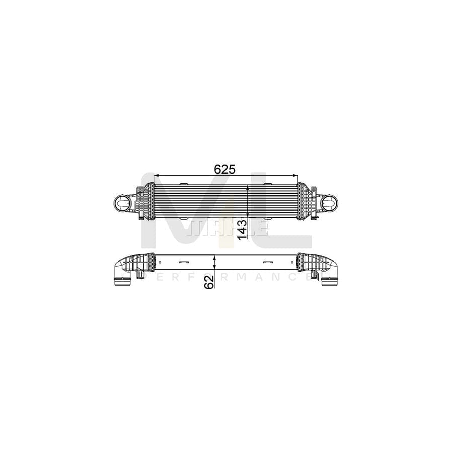 MAHLE ORIGINAL CI 357 000P Intercooler | ML Performance Car Parts