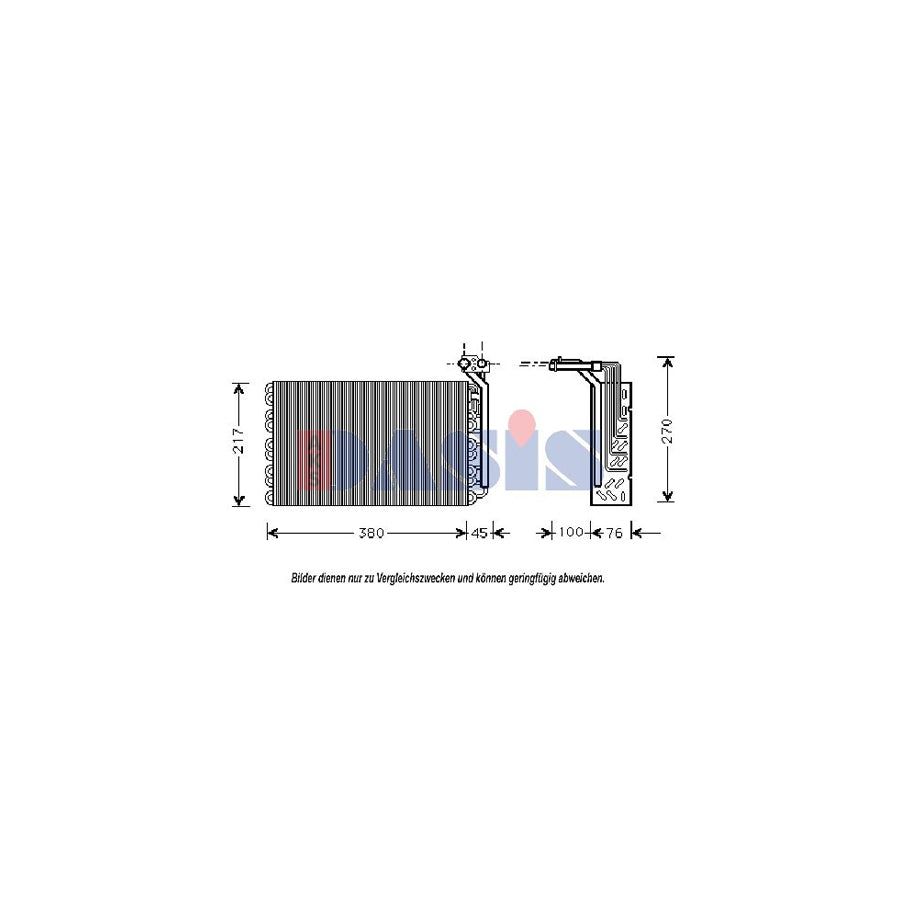 AKS Dasis 820198N Air Conditioning Evaporator | ML Performance UK