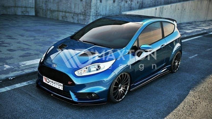 Maxton Design Ford Fiesta ST MK7 (Facelift) Front Splitter V.2