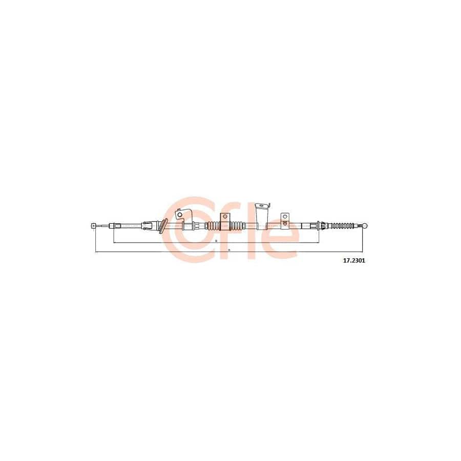 Cofle 17.2301 Hand Brake Cable