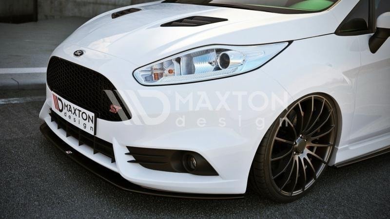 Maxton Design Ford Fiesta ST MK7 (Facelift) Front Splitter V.2