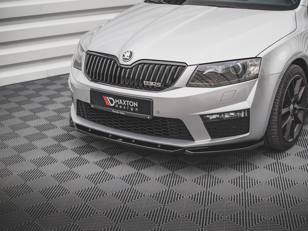 Maxton Design Skoda Octavia Rs MK3 (2013-2016) Front Splitter V.4