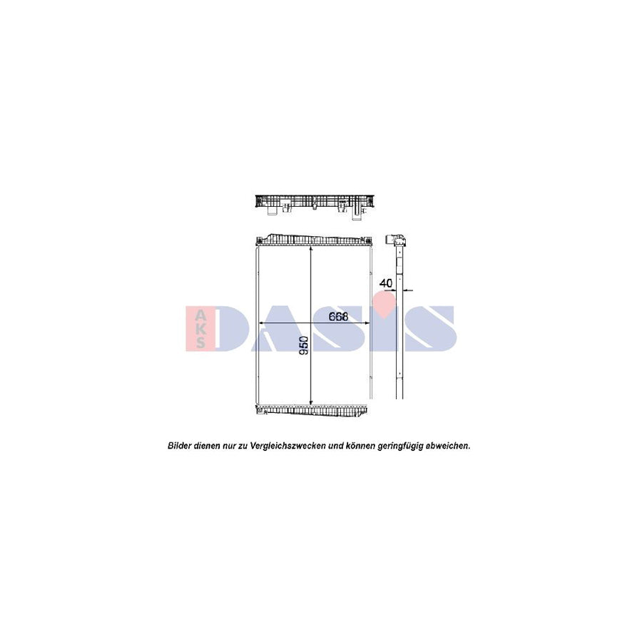 AKS Dasis 260017N Engine Radiator | ML Performance UK