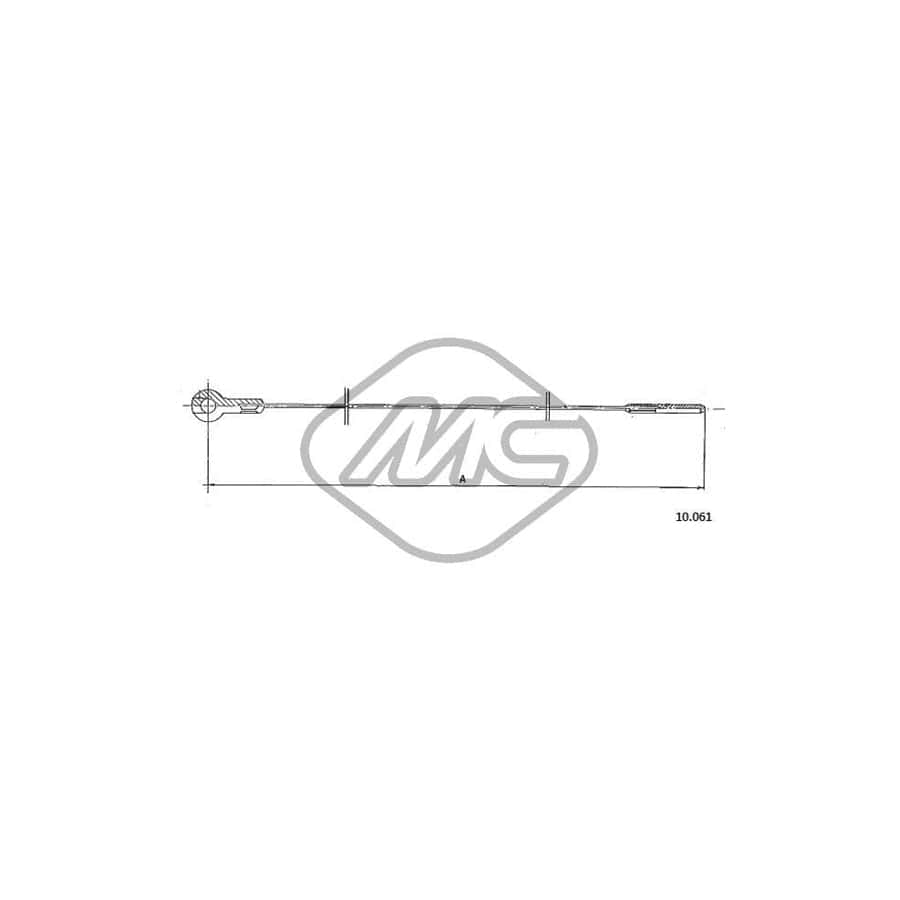 Metalcaucho 83780 Throttle Cable | ML Performance UK Car Parts