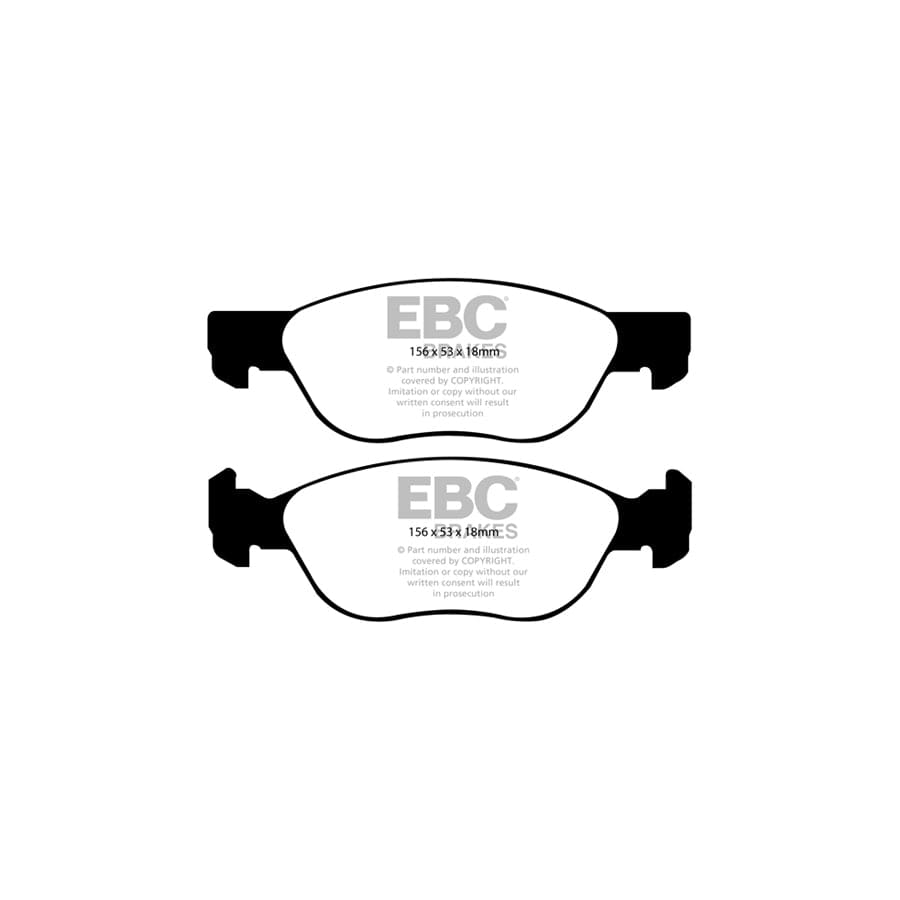 EBC PDKF675 Fiat Punto Ultimax Front Brake Pad & Plain Disc Kit 2 | ML Performance UK Car Parts