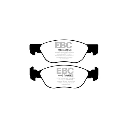 EBC PDKF675 Fiat Punto Ultimax Front Brake Pad & Plain Disc Kit 2 | ML Performance UK Car Parts