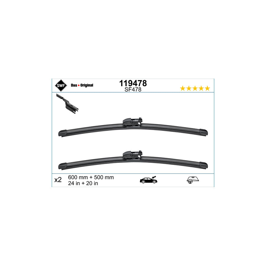 Swf 119478 Wiper Blade | ML Performance UK Car Parts