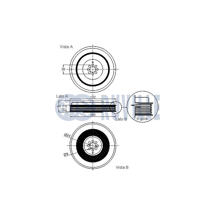 Ruville 55376 Alternator Freewheel Clutch | ML Performance UK Car Parts