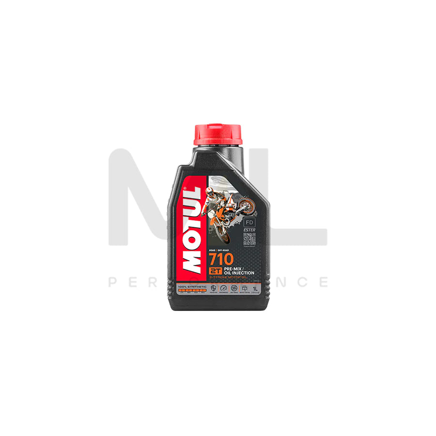 Motul 710 2T 2 Stroke Premix & Injector Ester Synthetic Racing Motorcycle Engine Oil 1l | Engine Oil | ML Car Parts UK | ML Performance