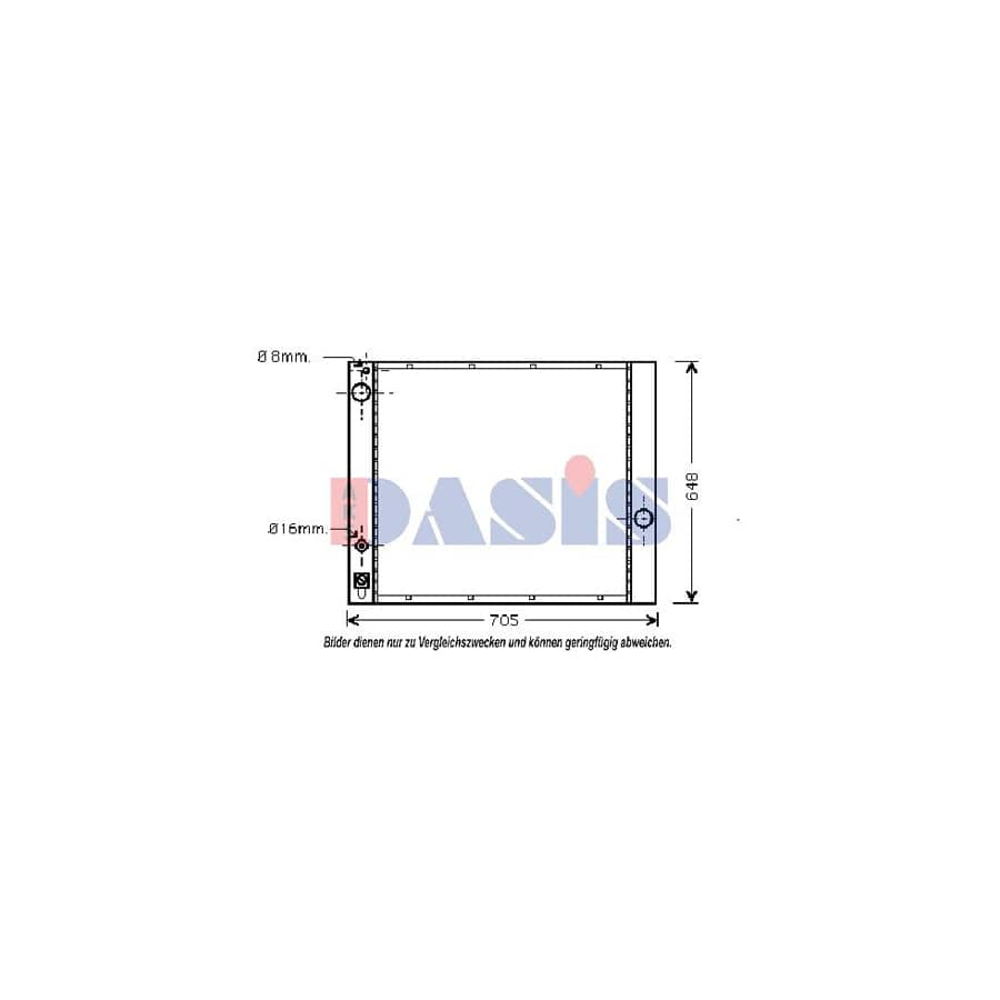 AKS Dasis 021000N Engine Radiator For Land Rover Range Rover III (L322) | ML Performance UK