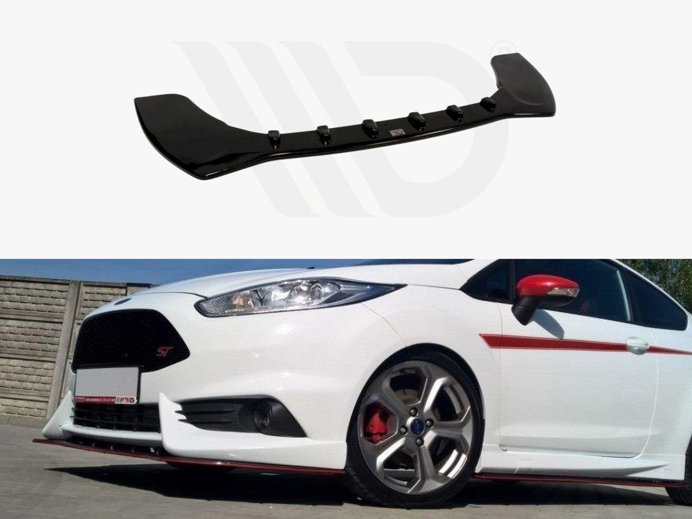 Maxton Design FO-FI-7F-ST-M-FD1T Front Splitter Ford Fiesta MK7 St | ML Performance UK Car Parts