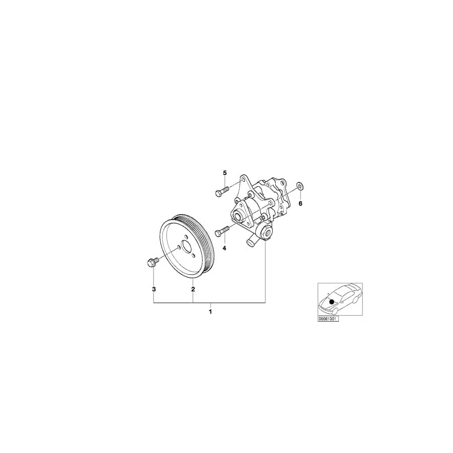 Genuine BMW 32411097078 E52 Vane Pump LUK (Inc. ALPINA V8 & Z8) | ML Performance UK Car Parts