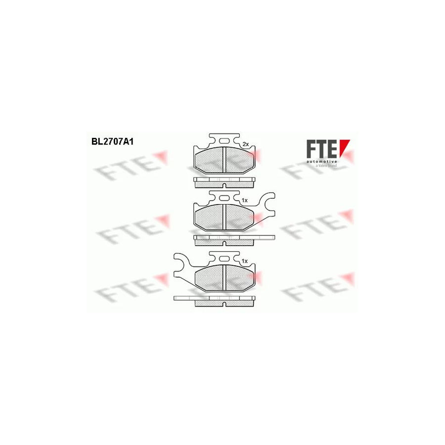 Fte BL2707A1 Brake Pad Set For Renault Twizy (Mam_) | ML Performance UK Car Parts