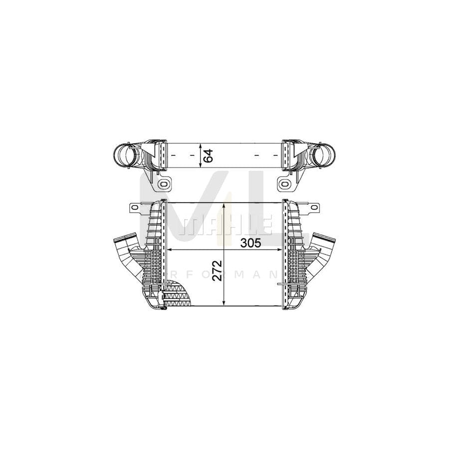 MAHLE ORIGINAL CI 237 000P Intercooler | ML Performance Car Parts