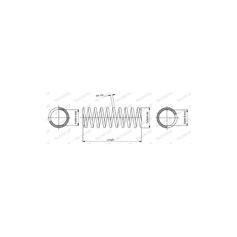 Monroe SP1243 Coil Spring