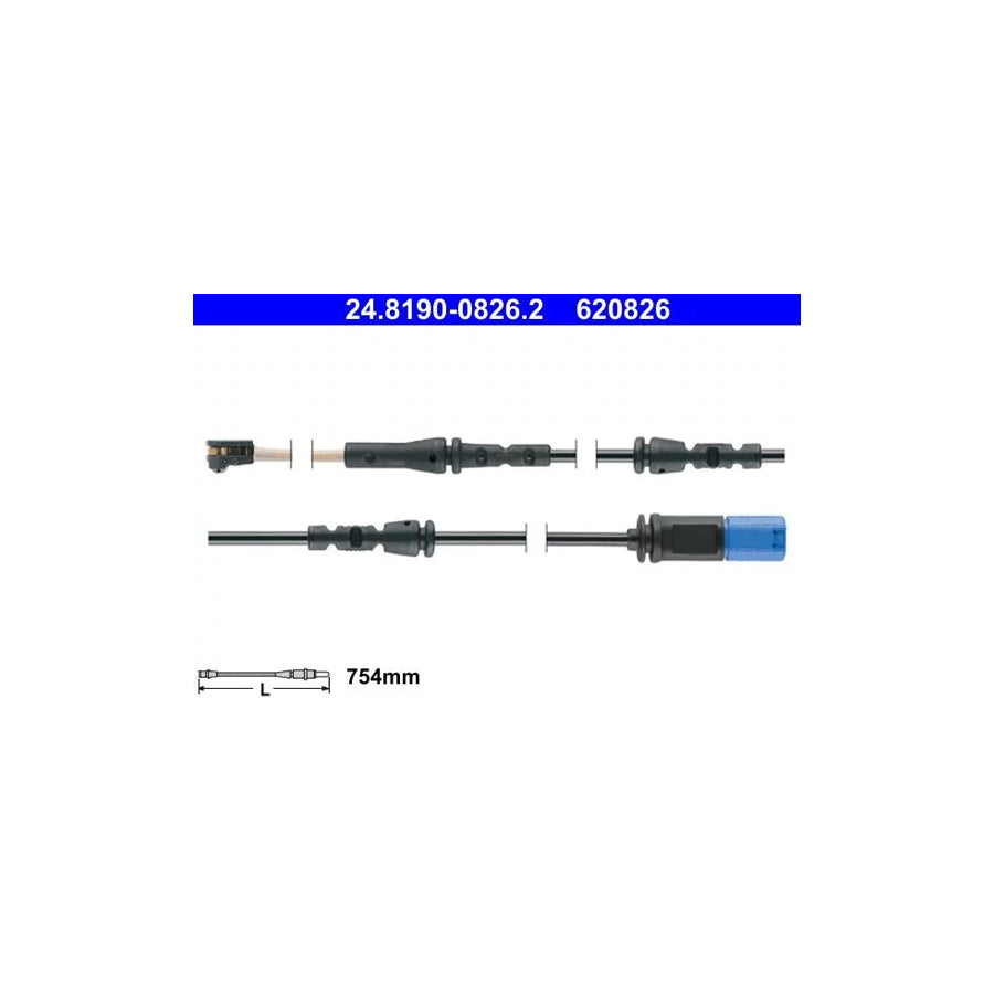 ATE 24.8190-0826.2 Brake Pad Wear Sensor For Bmw X4 (G02, F98)