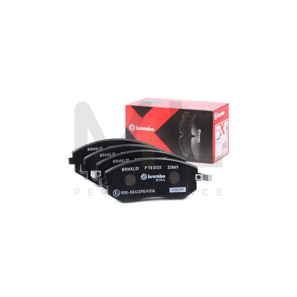 Brembo P 78 013X Brake Pad Set With Acoustic Wear Warning | ML Performance Car Parts