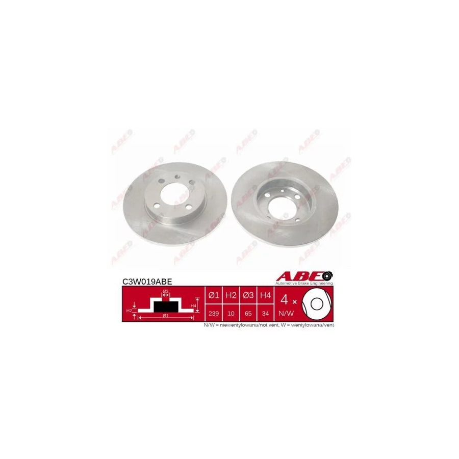 ABE C3W019ABE Brake Disc