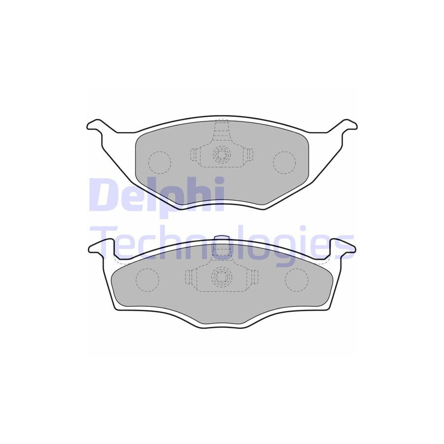 Delphi Lp1675 Brake Pad Set