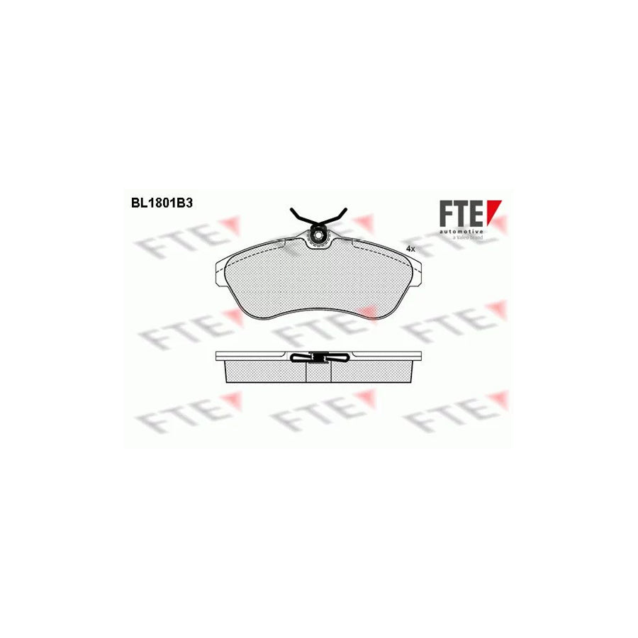 Fte BL1801B3 Brake Pad Set | ML Performance UK Car Parts