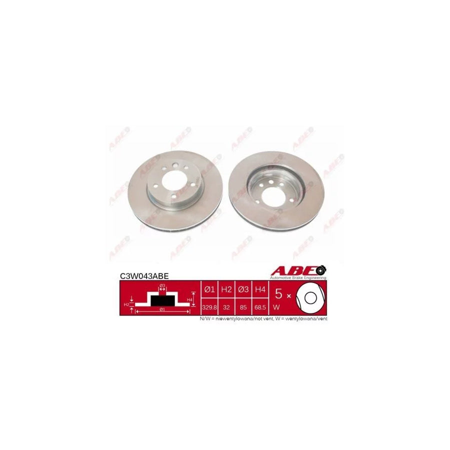 ABE C3W043ABE Brake Disc