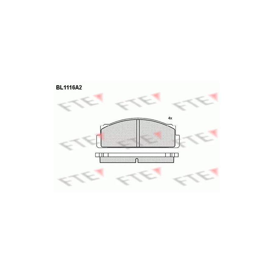 Fte BL1116A2 Brake Pad Set | ML Performance UK Car Parts