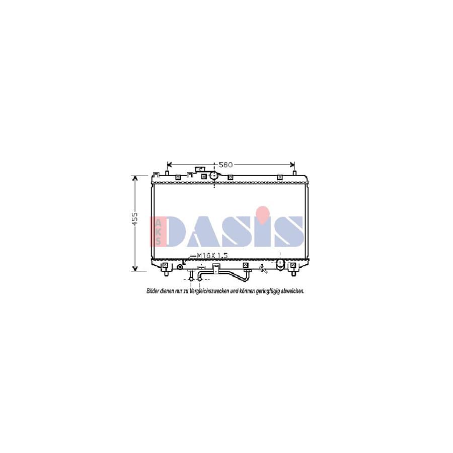 AKS Dasis 210194N Engine Radiator For Toyota Camry III Estate (_V1_) | ML Performance UK