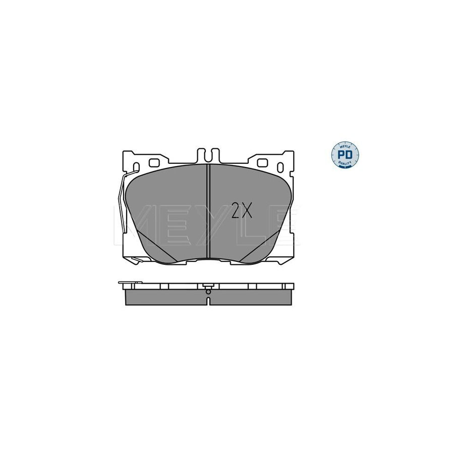 Meyle 025 225 8618/Pd Brake Pad Set