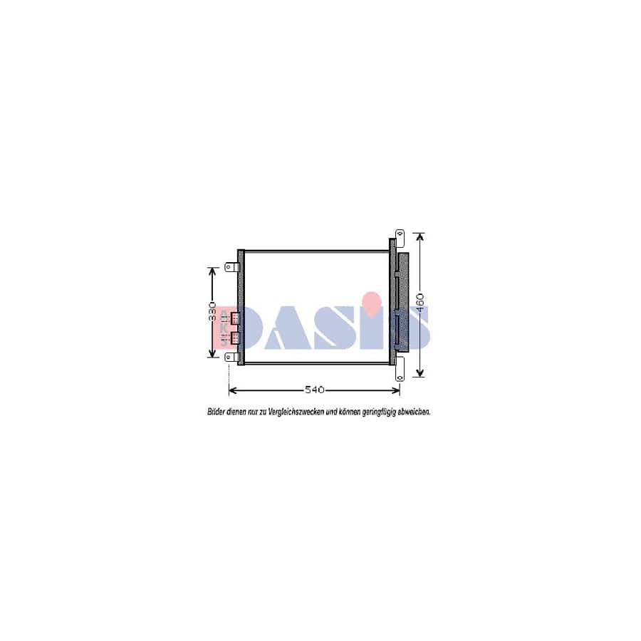 AKS Dasis 022003N Air Conditioning Condenser For Alfa Romeo 166 (936) | ML Performance UK