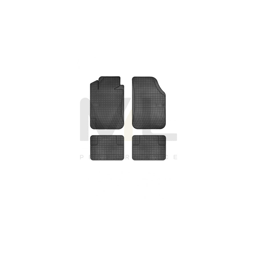 FROGUM Universal fit 0016 Floor mat set Elastomer, Front and Rear, Quantity: 4, Black | ML Performance Car Parts