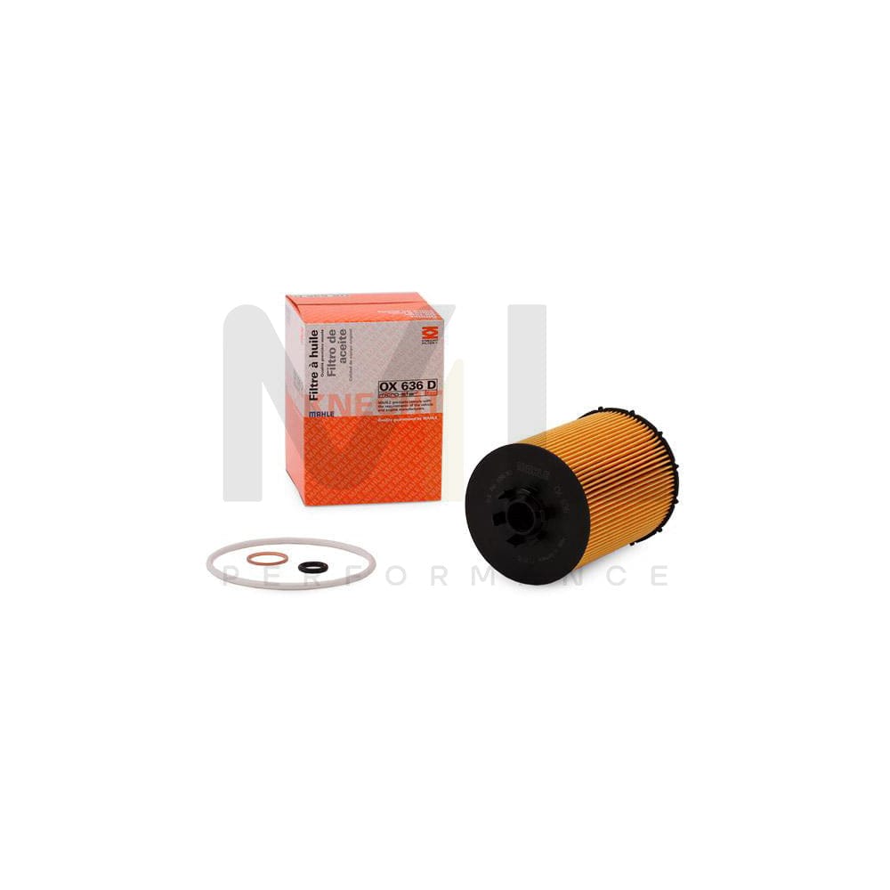 MAHLE ORIGINAL OX 636D Oil Filter Filter Insert | ML Performance Car Parts