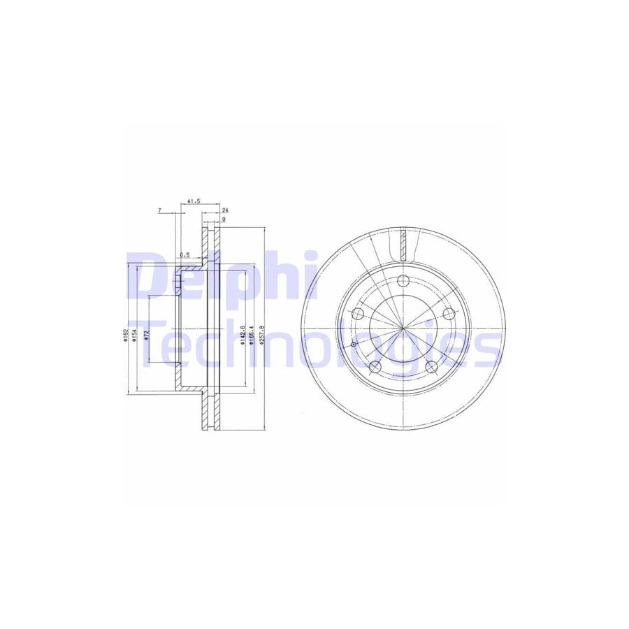 Delphi Bg2779 Brake Disc