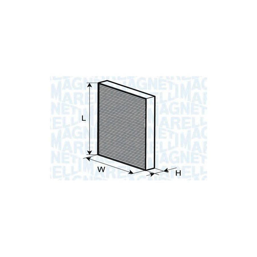 MAGNETI MARELLI 350203061210 Pollen Filter For Iveco Daily | ML Performance UK Car Parts