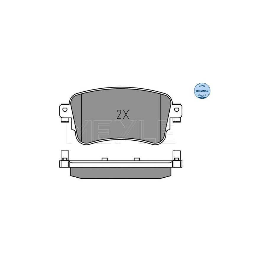 Meyle 025 225 8818 Brake Pad Set