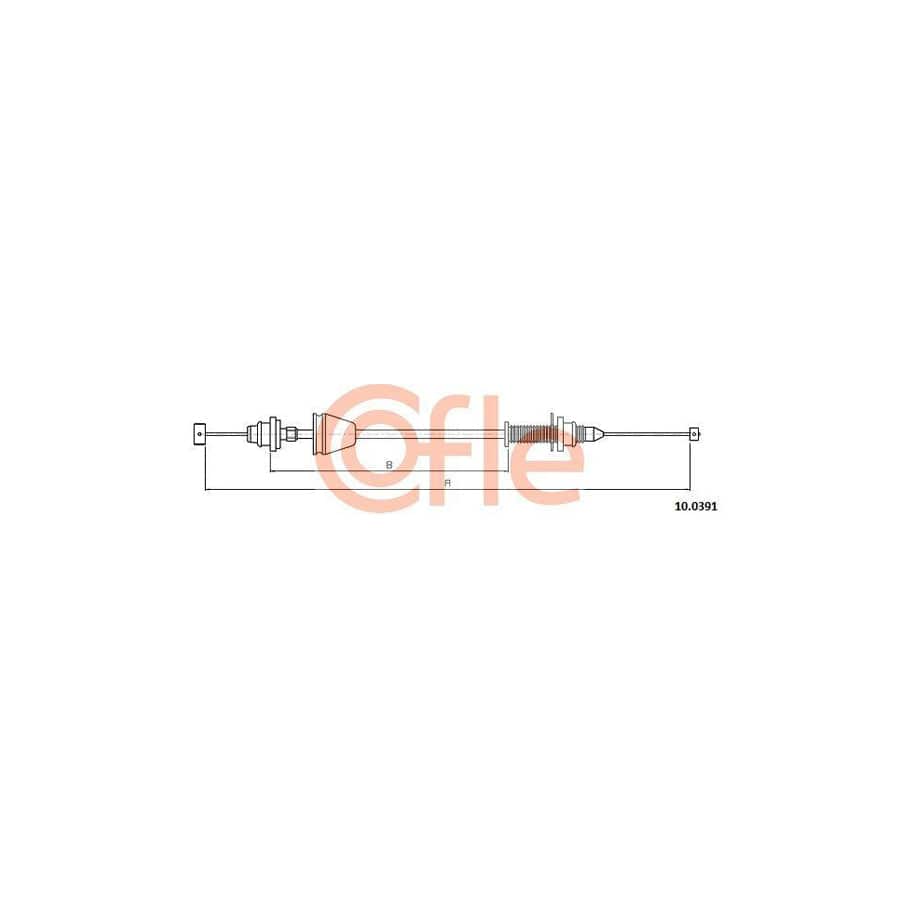 Cofle 92.10.0391 Throttle Cable