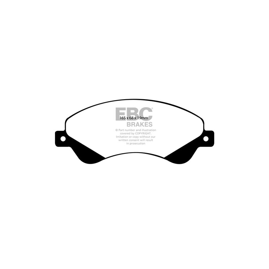 EBC PD40K798 Ford Transit Ultimax Pad & Plain Disc Kit - Bosch Caliper 2 | ML Performance UK Car Parts