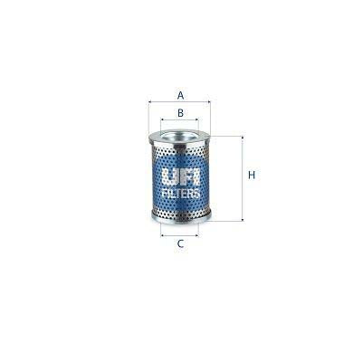 UFI 76.224.00 Filter, Operating Hydraulics