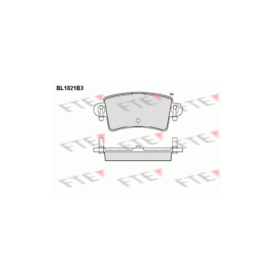 Fte BL1821B3 Brake Pad Set | ML Performance UK Car Parts