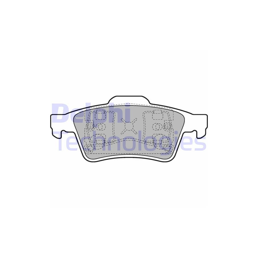 Delphi Lp1701 Brake Pad Set