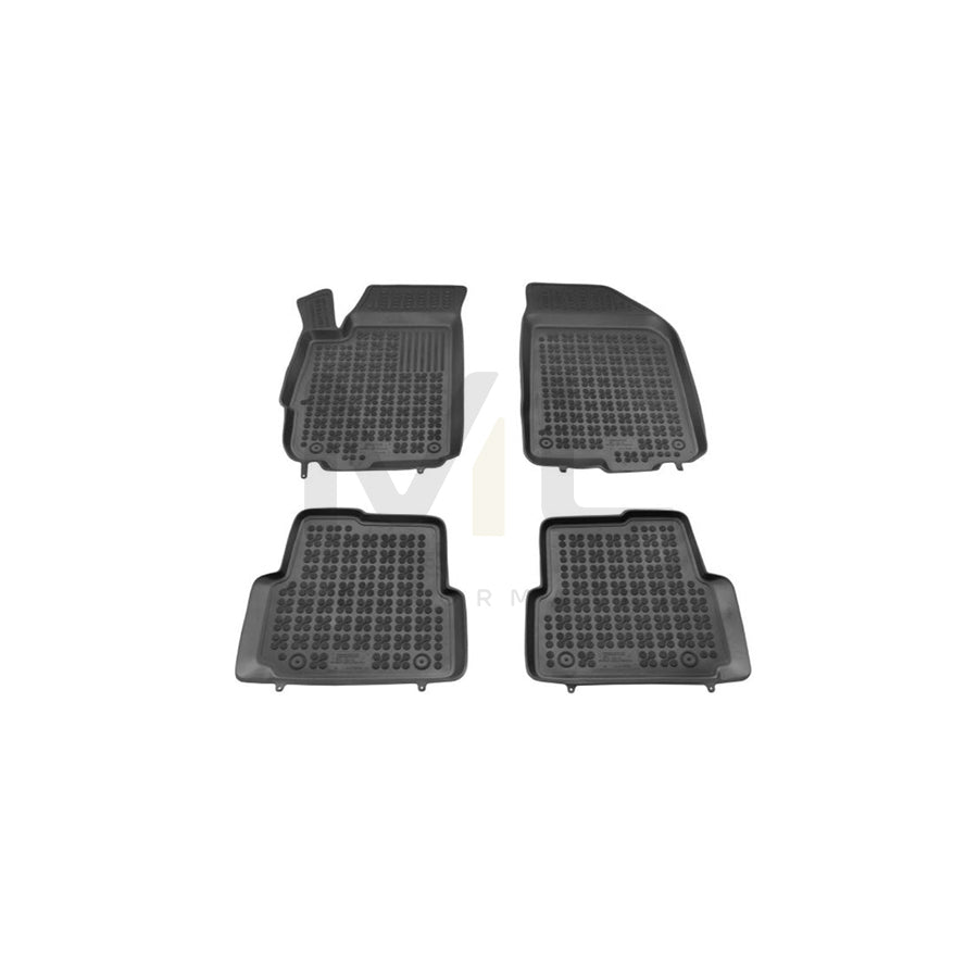 REZAW PLAST 202108 Floor mat set for CHEVROLET AVEO Elastomer, Front and Rear, Black | ML Performance Car Parts