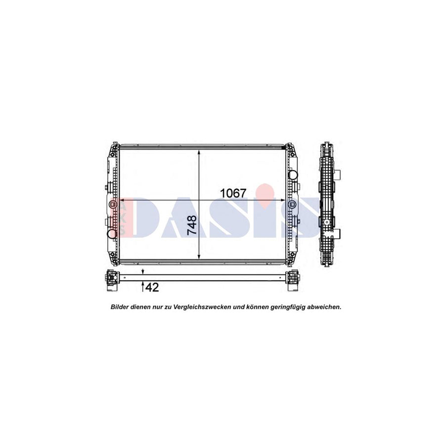 AKS Dasis 260024N Engine Radiator | ML Performance UK