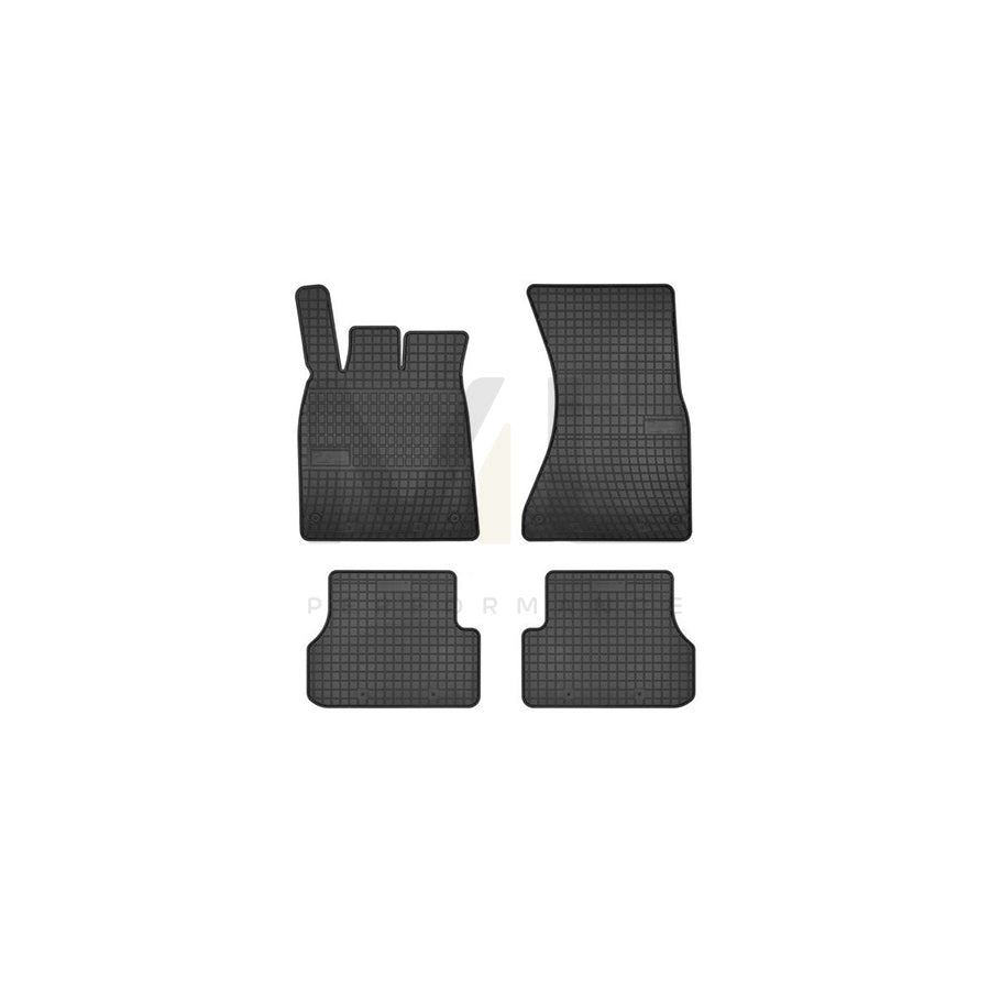 FROGUM Tailored 0730 Floor mat set Elastomer, Front and Rear, Quantity: 4, Black | ML Performance Car Parts