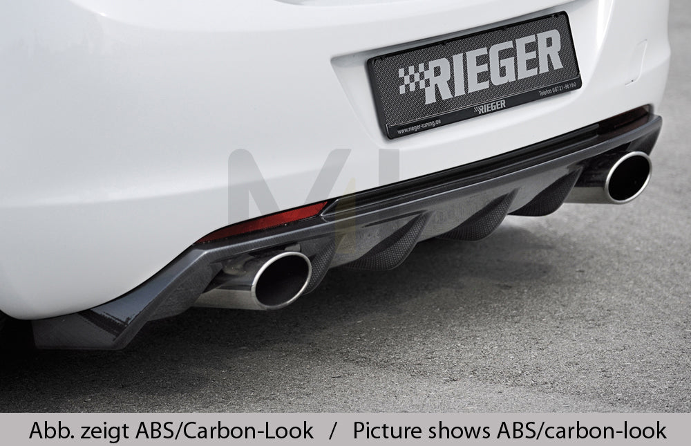 Rieger 00088114 Opel Astra J Rear Diffuser 1 | ML Performance UK Car Parts